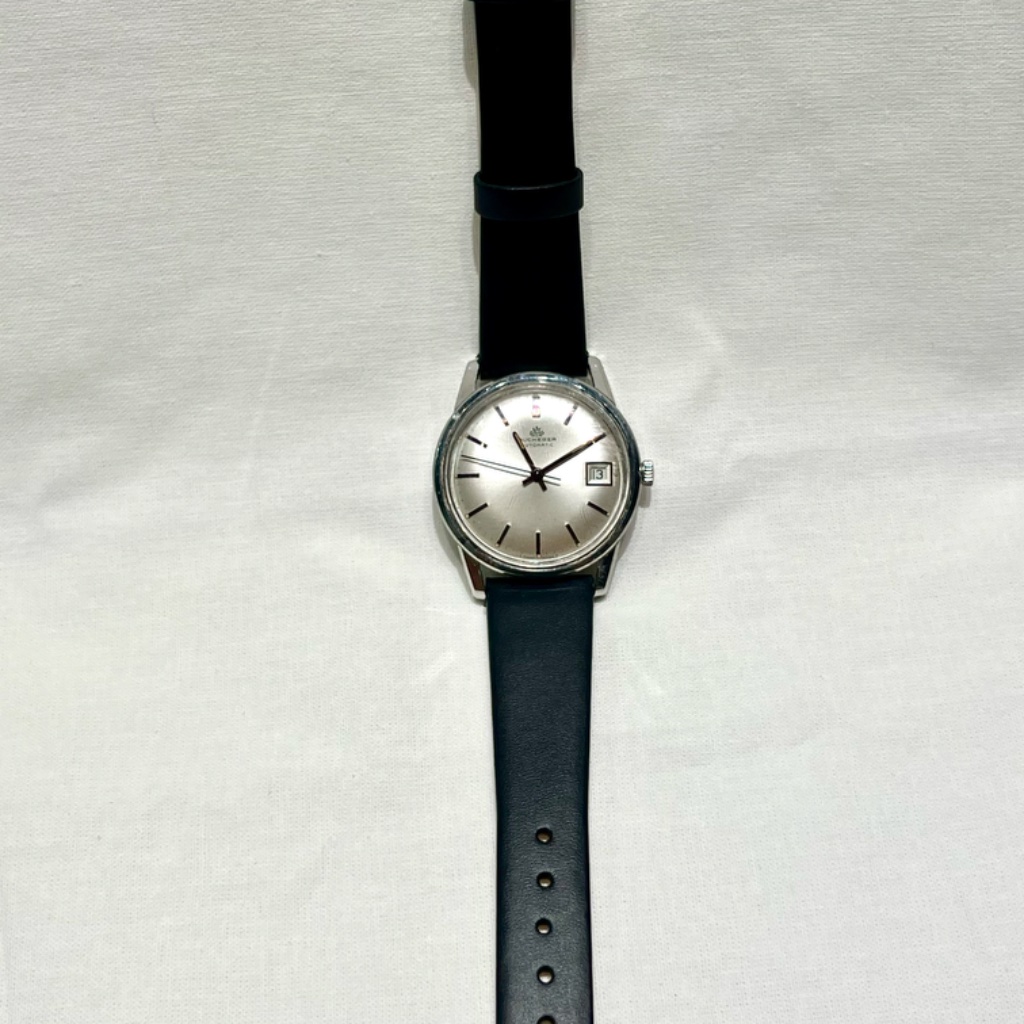 Bucherer Steel Automatic Watch